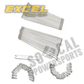 Excel Rear Spoke/Nipple Set (w/ Wrench) - 8 Gauge / 36 Qty - Silver