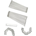 Excel Rear Spoke/Nipple Set (w/ Wrench) - 8 Gauge / 36 Qty - Silver