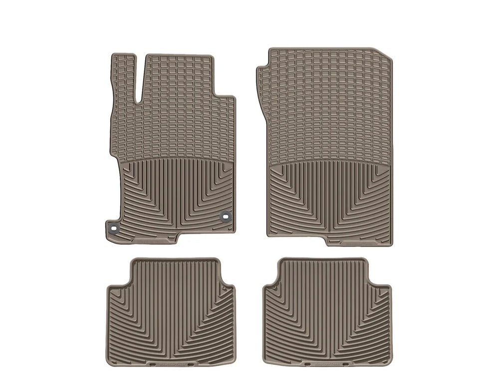 WeatherTech Tan Front and Rear All-Weather Floor Mats Fits -20-17 Accord W293TN-W150TN