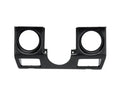 Autometer 87-95 Jeep Wrangler YJ 3-3/8in Tachometer/Speedometer Black Dual Cluster Bezel