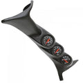 Autometer 87-95 Jeep Wrangler YJ 3-3/8in Tachometer/Speedometer Black Dual Cluster Bezel