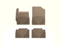 WeatherTech 07+ Ford Expedition Front and Rear Rubber Mats - Tan