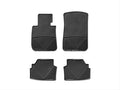 WeatherTech 07-11 BMW 3-Series (E90/E91/E92/E93) Front and Rear Rubber Mats - Black