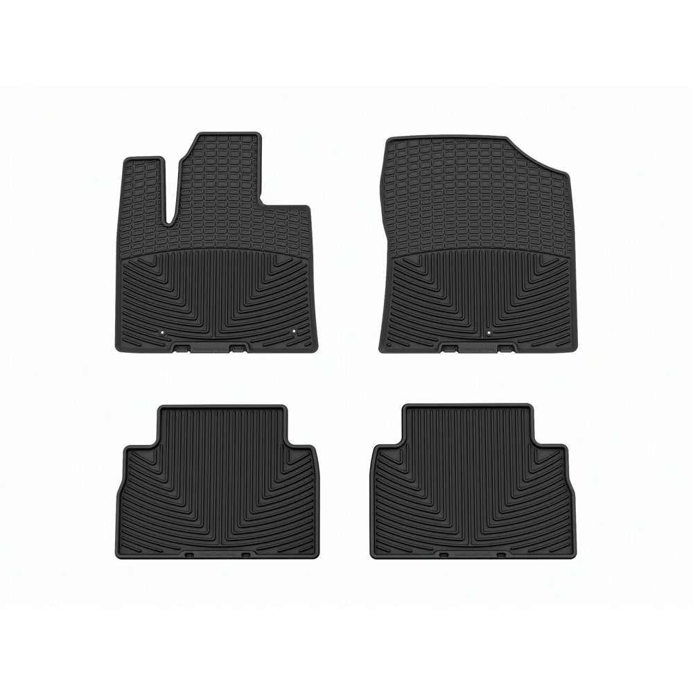 WeatherTech 21-23 Hyundai Santa Fe (Incl 22-23 Plug-In Hybrid) Front & Rear All-Weather Mats - Black