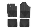 WeatherTech Black Front and Rear All-Weather Floor Mats Fits -20-16 Yaris WTCB263085