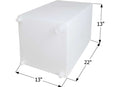 FRESH WATER TANK WT2459 22X13X13 15 GAL TANK ONLY