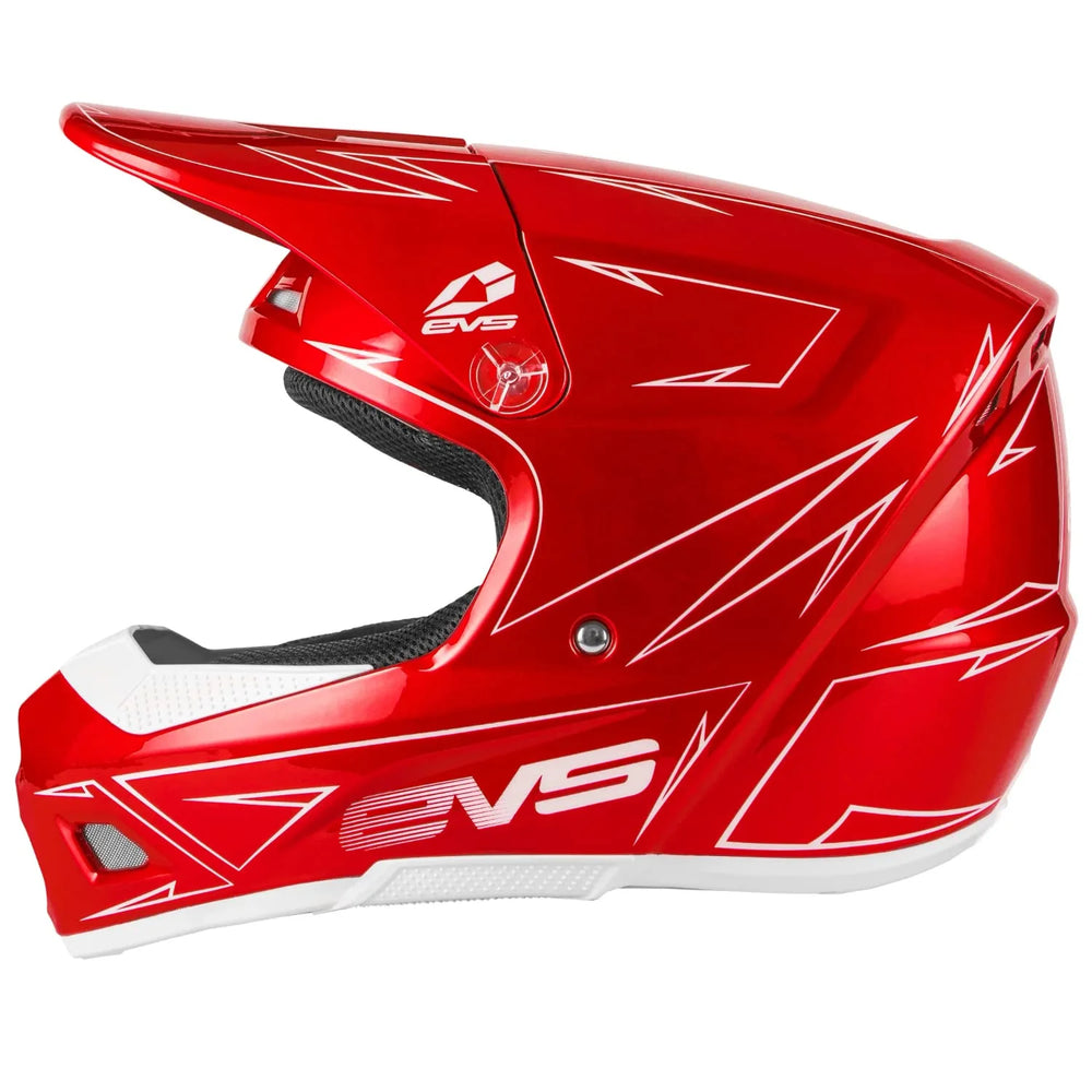 EVS T3 Pinner Helmet Red Youth - Large