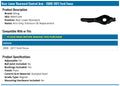 MOOG 04-11 Volvo S40 Rear Lower Rearward Control Arm