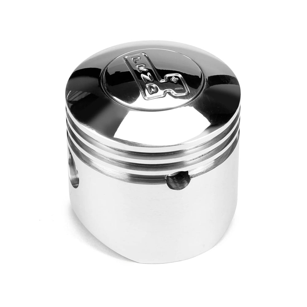 SHIFT KNOB PUSH BUTTON PISTON POLISHED SPORT MODE (PRND )
