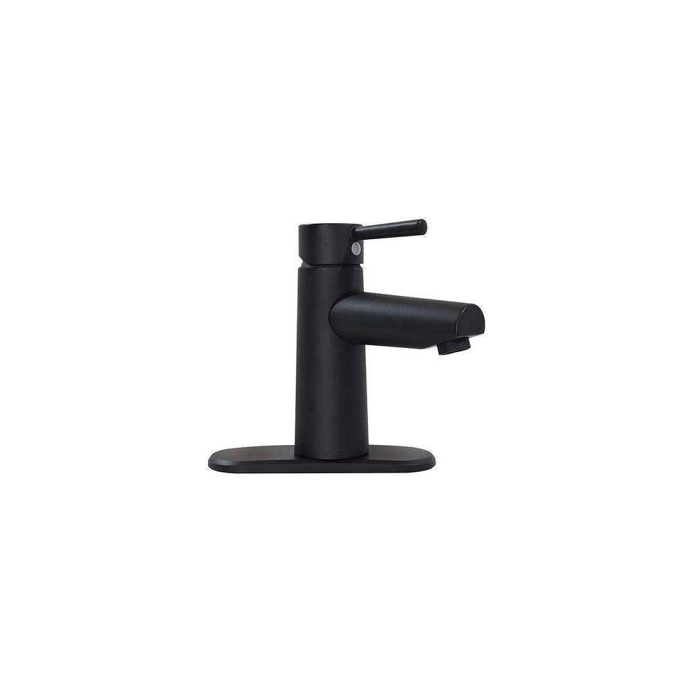 PREMIUM SINGLE HANDLE VESSEL LAVATORY FAUCET MATTE BLACK