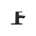 PREMIUM SINGLE HANDLE VESSEL LAVATORY FAUCET MATTE BLACK