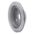 DFC 10-25 Scion FR-S Rear Left Drilled & Slotted Silver Brake Rotor