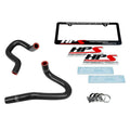 HPS Performance Reinforced Black Silicone Heater Hose Kit Coolant for Hyundai 10-14 Genesis Coupe 2.0T Turbo 4Cyl