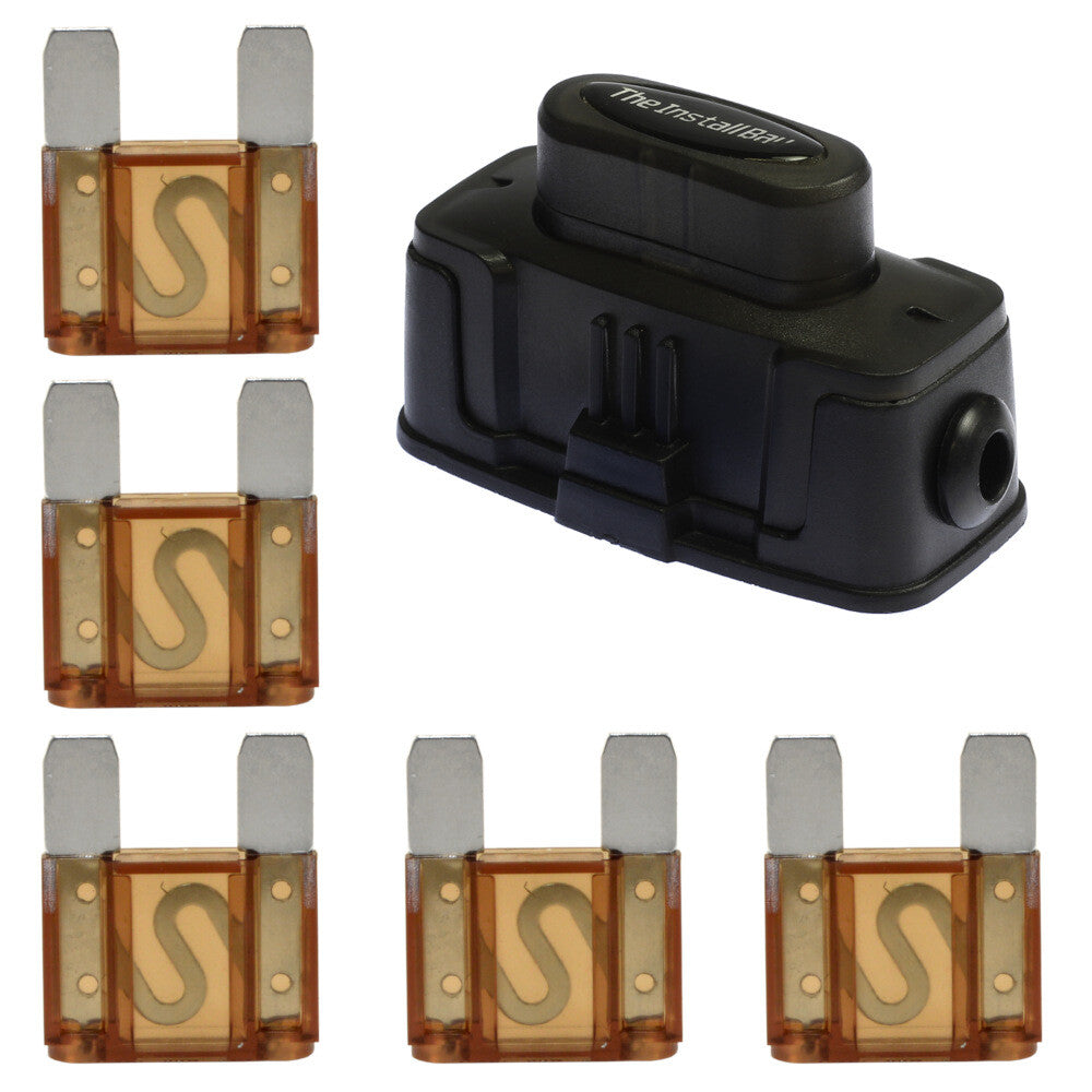MINI ANL NICKEL FUSE HOLDER 4/8 GAUGE - 10/BAG