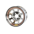 15x8 D Hole 5x5.5 BC 4in BS Black DOT