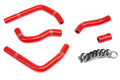 HPS Performance Red Reinforced Silicone Radiator Hose Kit for Honda 05-08 CR125R 2 Stroke