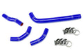 HPS Performance Blue Reinforced Silicone Radiator Hose Kit Coolant for Honda 10-13 CRF250R