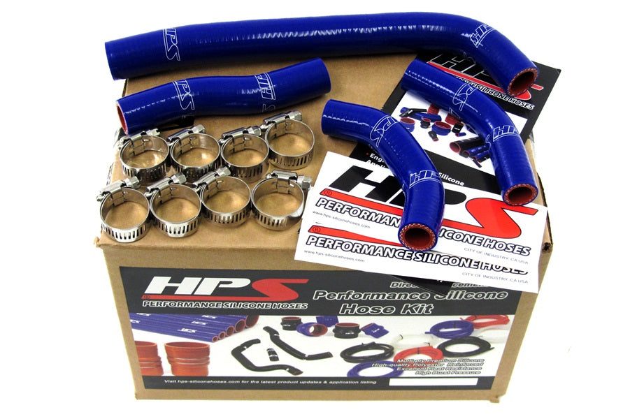 HPS Performance Blue Reinforced Silicone Radiator Hose Kit Coolant for Honda 10-13 CRF250R