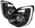 CLEAR LENS FOG LIGHTS WITH LED DAYTIME RUNNING LIGHTS