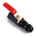 BLACK SHUT-OFF VALVE 1/2" FPT -10 AN