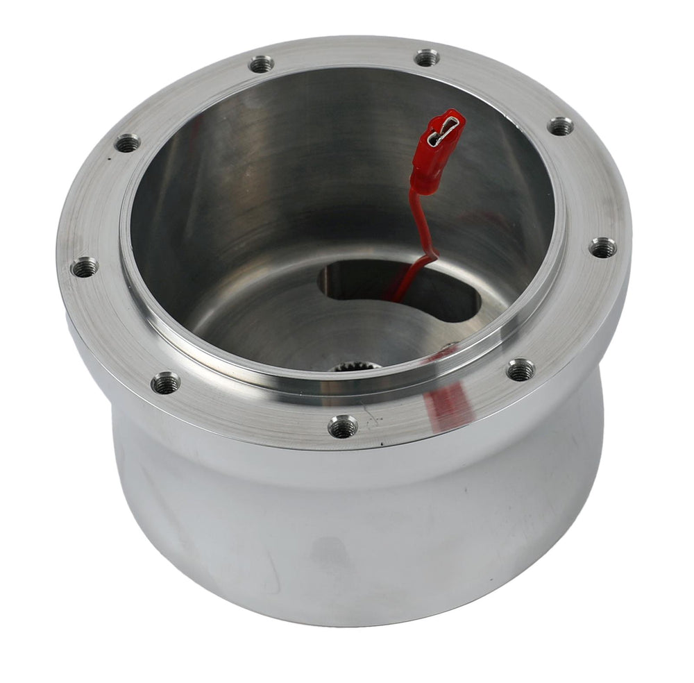 9 BOLT POLISHED BILLET ALUMINUM STEERING WHEEL HUB ADAPTER FOR 8992 TOYOTA
