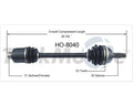 NEW CV AXLE
