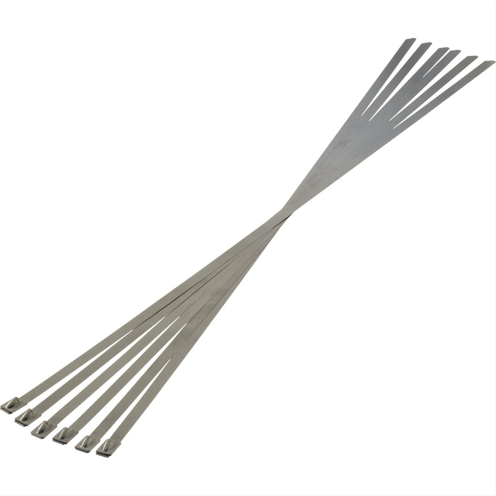 STAINLESS STEEL LOCKING TIES USED TO HOLD EXHAUST WRAP AND OTHER INSULATION
