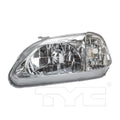 LH HEADLAMP ASSY COMPOSITE INCLUDES SIDE MARKER LAMP HONDA CIVIC 19992000 CAPA