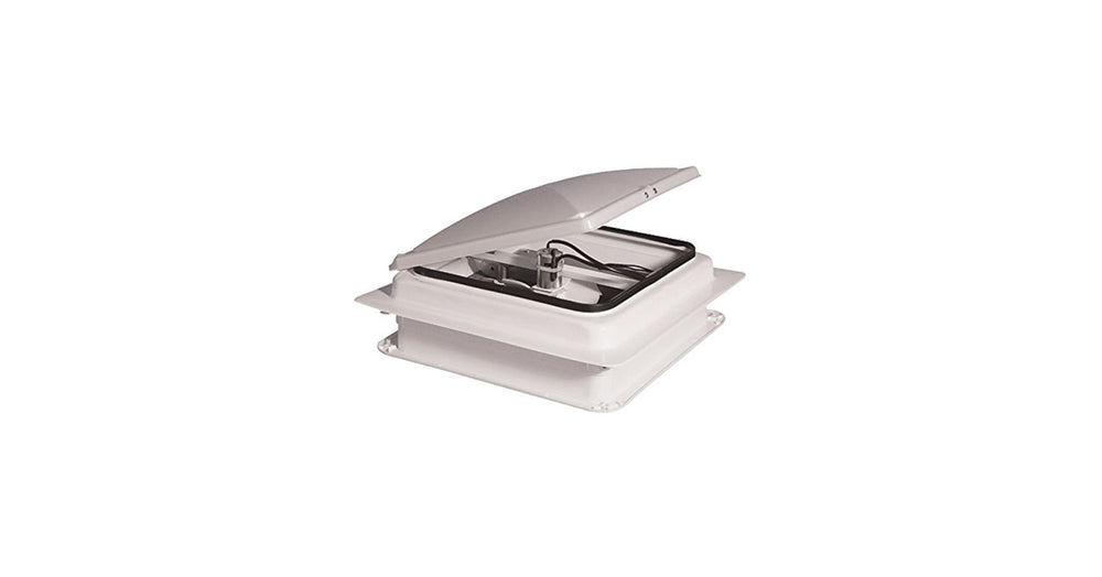 VENT WHITE JENSEN 12V FAN METALBASE POWERED