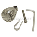 POLISHED SS KNOB W/RIM CLAMP