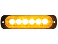 LIGHT,STROBE,4-3/8IN,6-LED,AMBER