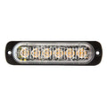LIGHT,STROBE,4-3/8IN,6-LED,AMBER