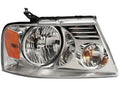 RH HEADLAMP ASSY COMPOSITE; W/CHROME TRIM; F150 0408