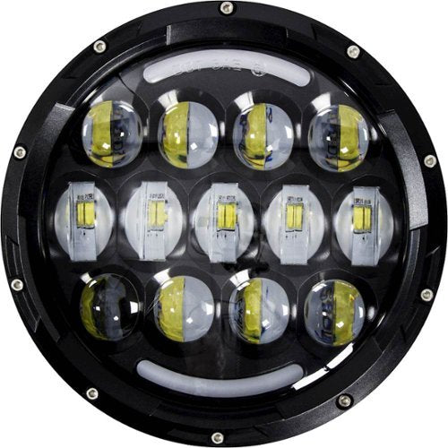 7IN RD BLK LED HDLT-RNG LT SGL