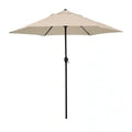 ECO SERIES 9FT CRANK LIFT PUSH TILT STEEL MARKET UMBRELLA IN ANTIQUE BEIGE POLYESTER
