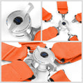 5 Pt 3inch Seat Belt Harness Cam Lock- Orange