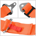 5 Pt 3inch Seat Belt Harness Cam Lock- Orange
