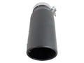 aFe Diesel Exhaust Tip Bolt On Black 4in Inlet x 5in Outlet x 15in
