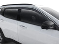 Low Profile Ventvisor Deflector Smoke with Chrome Trim Outside Mount 4 Piece For 2018-2022 Rogue Sport Husky Liners