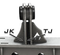 Jeep TJ Weld On UCA Brackets For Low Pro Front Truss Daystar Bushings 7/16 Inch Bolt Size Artec Industries