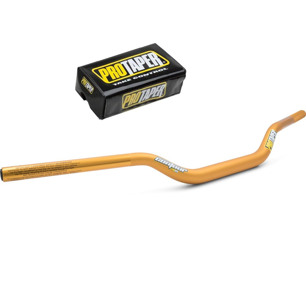 ProTaper Contour ATV Mid Handlebar - Gold