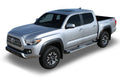 05C TACOMA DOUBLE CAB RUNNING BOARDS STEPS 6IN OEM STYLE SLIDE TRACK BRUSHED ALUMINUM