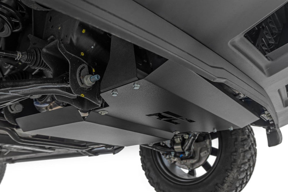 Rough Country silver skid plate