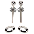 Bear Claw Latch Release Grooved Knob and Bezel