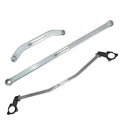 Megan Strut Bar Honda Civic 2012 Acura ILX 13 Only Front Lower Silver (EXC SI model)