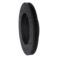 R1 10-17 Lexus CT200H Front Left Drilled & Slotted Black Brake Rotor