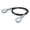 REPLACEMENT 36IN X 1/4IN DIAMETER TOW BAR BASE PLATE SAFETY CABLE (3500 LBS)