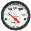 Autometer Ultra-Lite 52mm 100-250 Deg F Short Sweep Electric Water Temp Gauge
