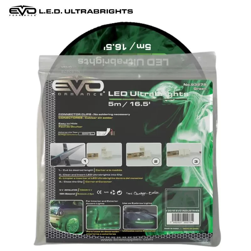 EVO FORMANCE LED ULTRABRIGHTS 5M GREEN