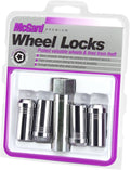 McGard Wheel Lock Nut Set - 4pk. (Tuner / Cone Seat) M14X1.5 / 1in. Hex / 1.935in. Length - Chrome
